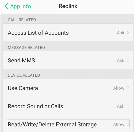 Read/Write/Delete External Storage Permission